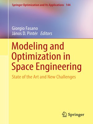 cover image of Modeling and Optimization in Space Engineering